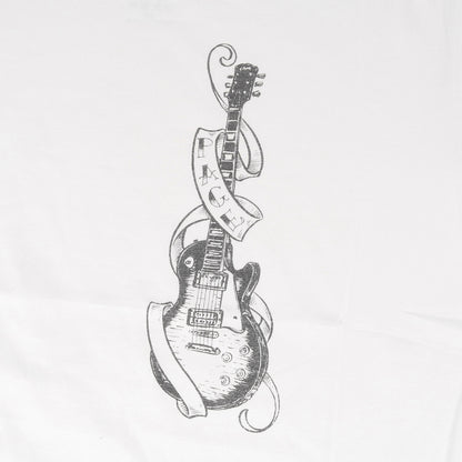 00s Shambles ギターグラフィック コットン/カシミヤ Tシャツ