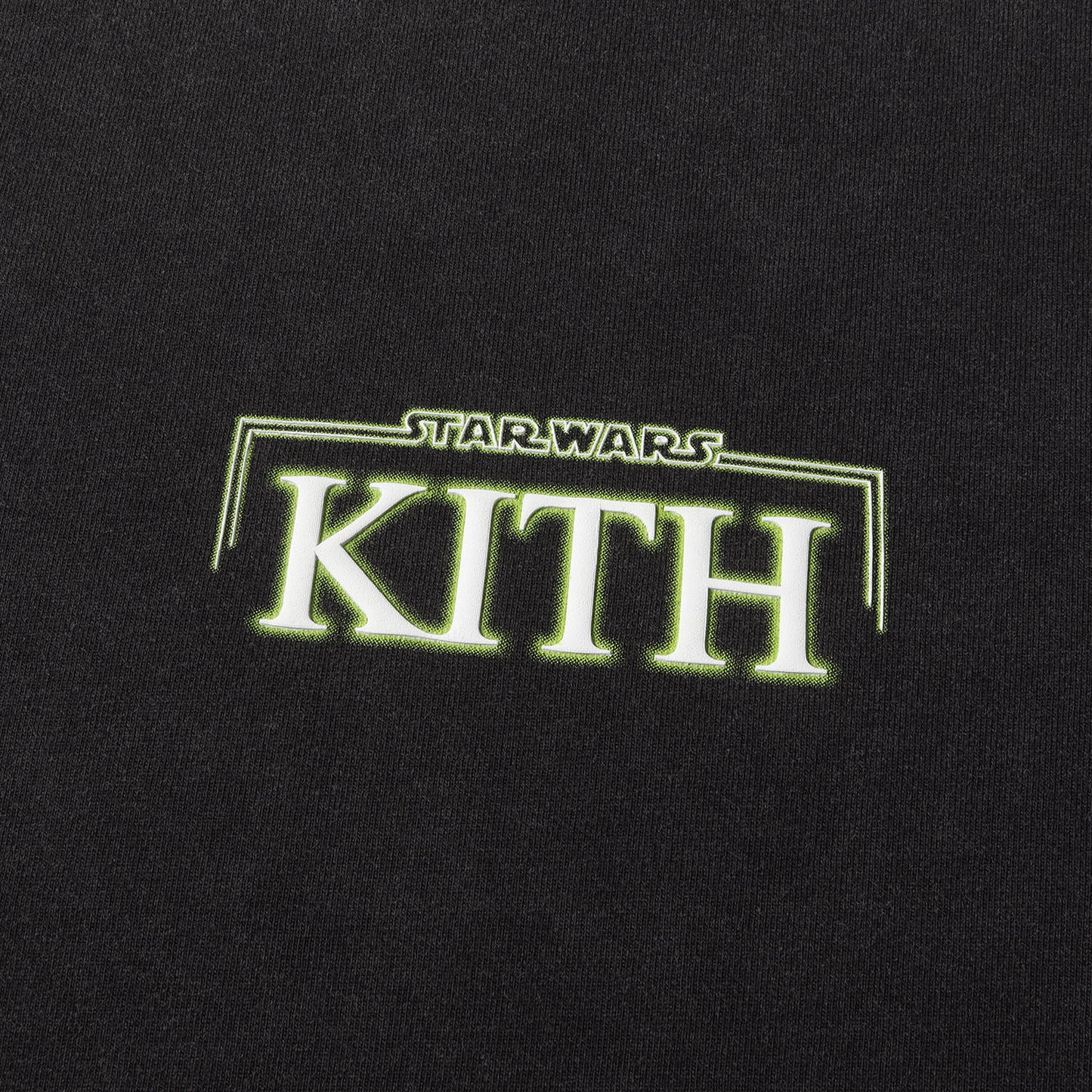 23SS ×STAR WARS ヴィンテージ加工 タイトルロゴ Tシャツ(Green Glow Vintage Tee)