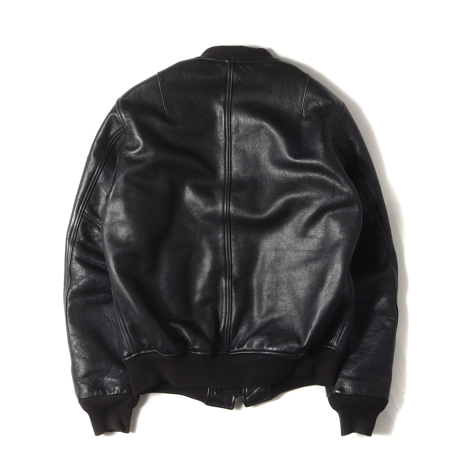 Supreme (シュプリーム) ×Schott レザー MA-1ボンバージャケット