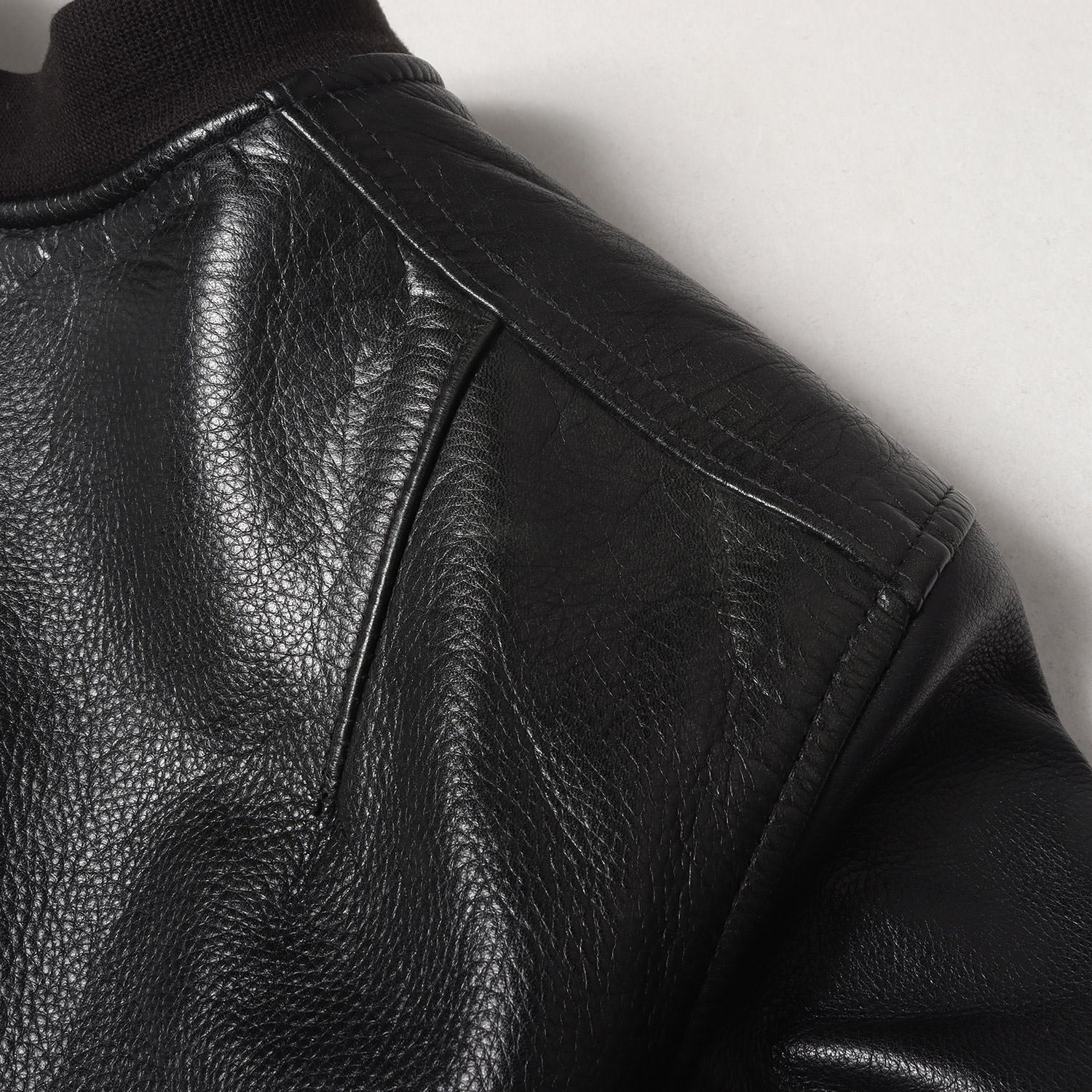 Supreme (シュプリーム) ×Schott レザー MA-1ボンバージャケット