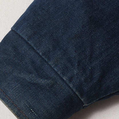 80s 228MLJ 裏地チェック デニムジャケット(USA製)