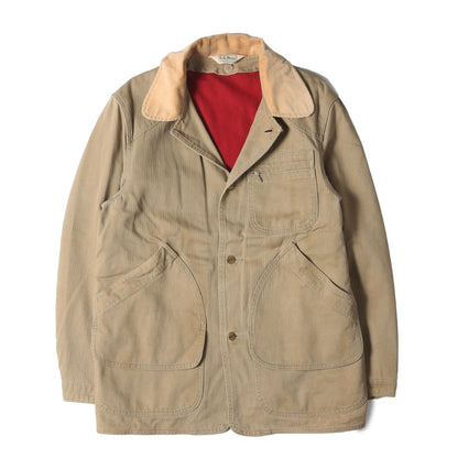 80s ウールライナー付き ヘリンボーン ハンティングジャケット(USA製)