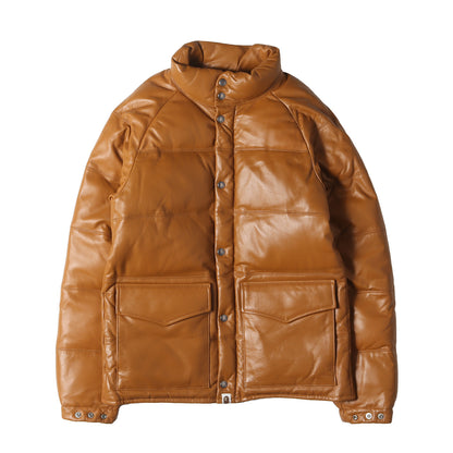 A BATHING APE (ア ベイシング エイプ) シープスキン レザー ダウン  