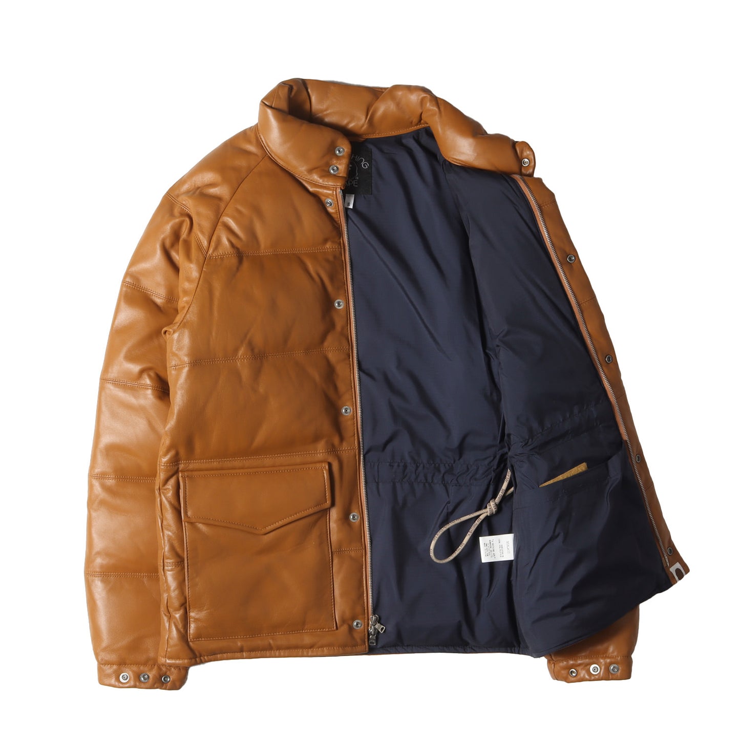 A BATHING APE (ア ベイシング エイプ) シープスキン レザー ダウン 