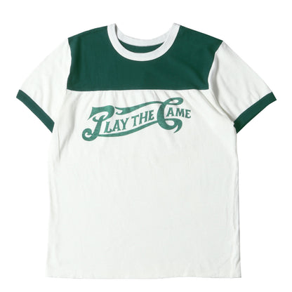 コットンジャージー フットボール Tシャツ