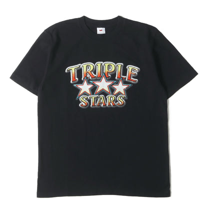 00s TRIPLE STARSロゴ Tシャツ