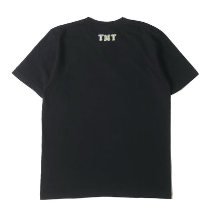 TMT (ティーエムティー) 00s TRIPLE STARSロゴ Tシャツ - ブランド古着 