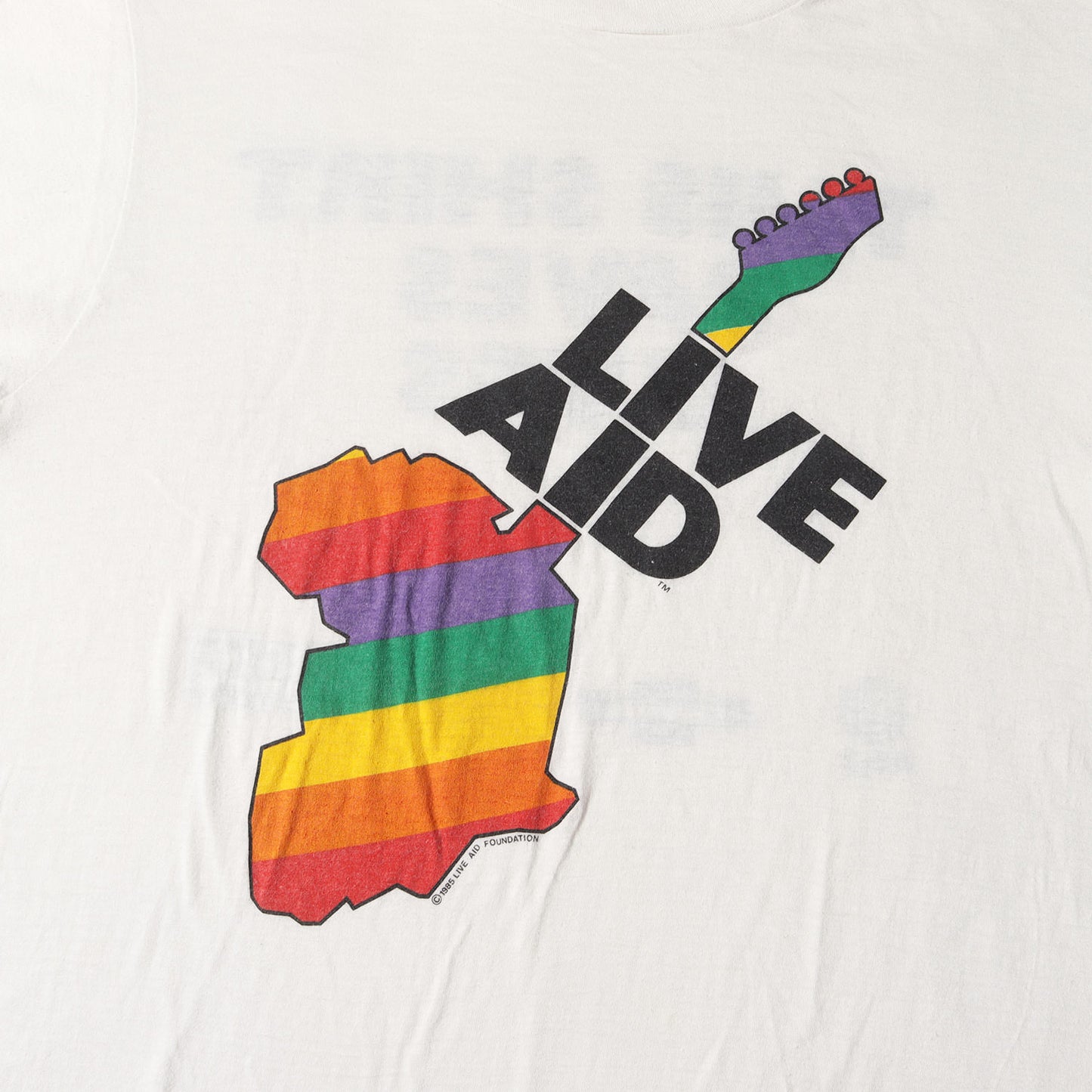80s LIVE AID Tシャツ