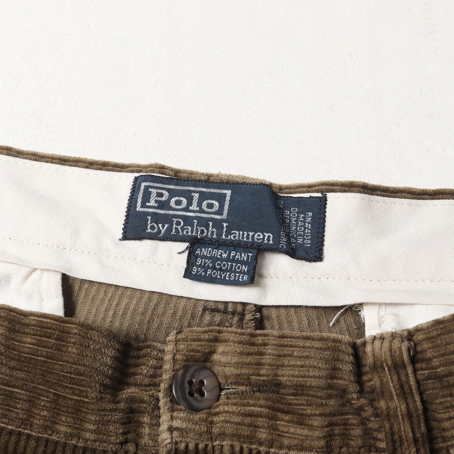POLO Ralph Lauren (ポロ ラルフローレン) 90s 2タック ワイド 太畝 