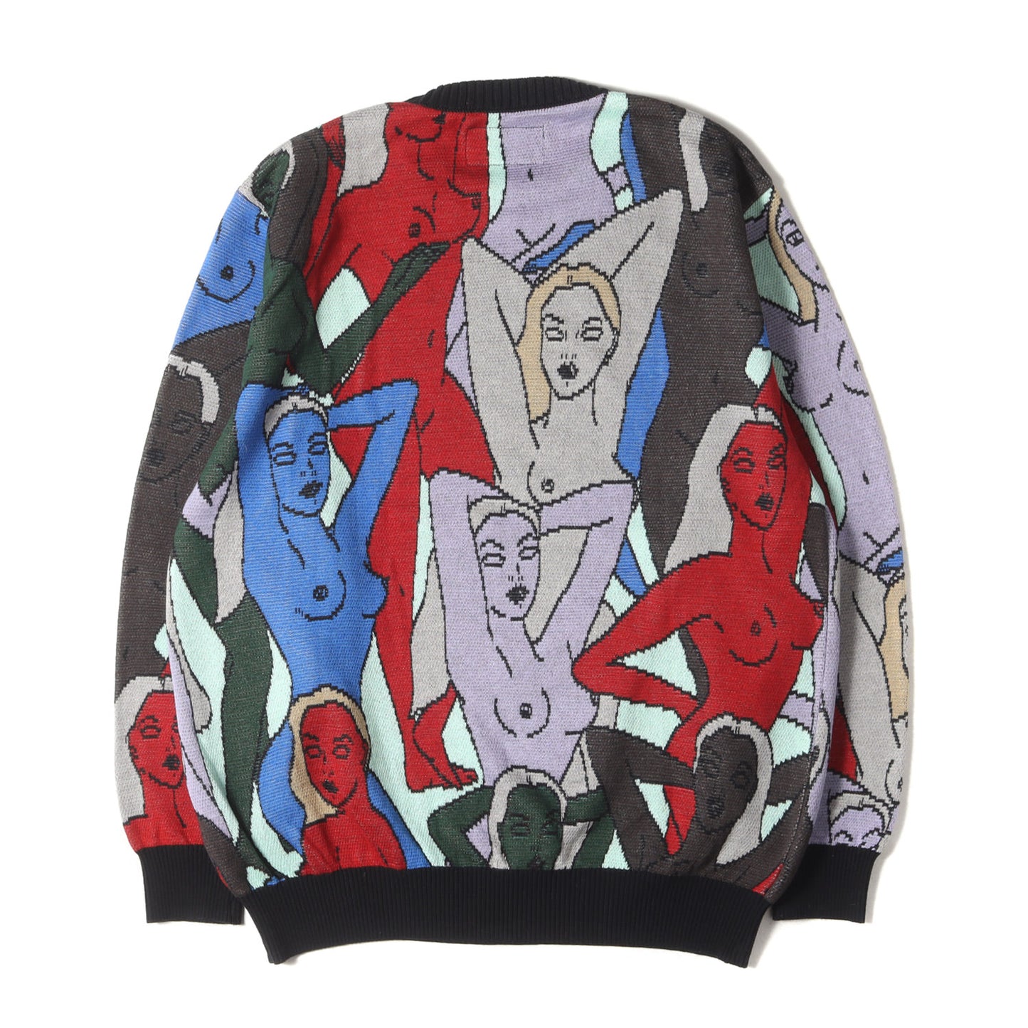 22SS 天国東京 百女柄図 ジャガード ニット セーター(KNIT JAQUARD SWEATER)