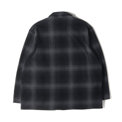 23AW オンブレチェック フリース シャツジャケット(FLEECE SHIRT)