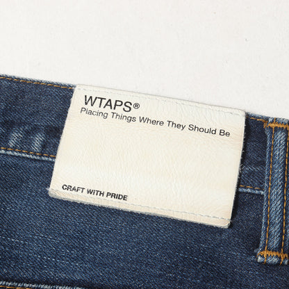 WTAPS (ダブルタップス) ダメージリペア加工 デニムパンツ(BLUES BASIC 