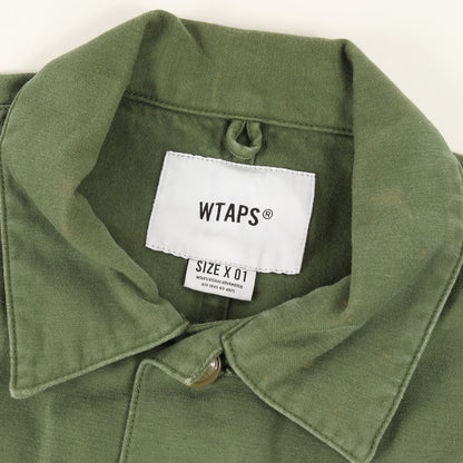 コットンサテン ミリタリー 半袖シャツ(BUDS SS / SHIRT)