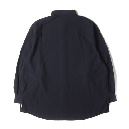 23SS オーバーサイズ ブロードクロス シャツ(TRENCH / LS / POLY. BROADCLOTH)