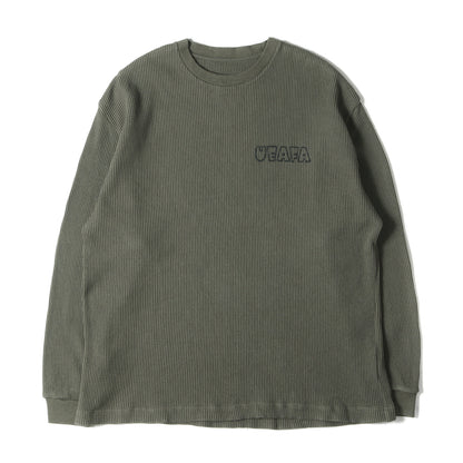 24SS ワッフル バギー ロングスリーブ Tシャツ(UEAFA WAFFLE L/S BAGGY TEE)