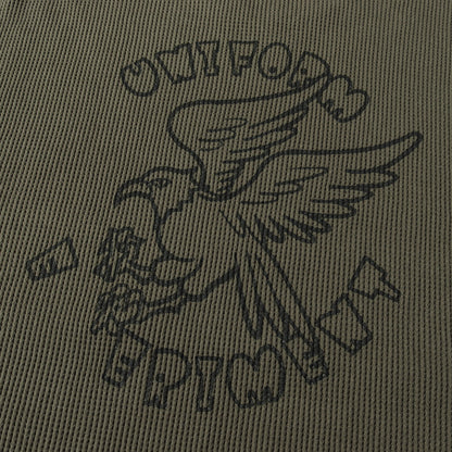 24SS ワッフル バギー ロングスリーブ Tシャツ(UEAFA WAFFLE L/S BAGGY TEE)