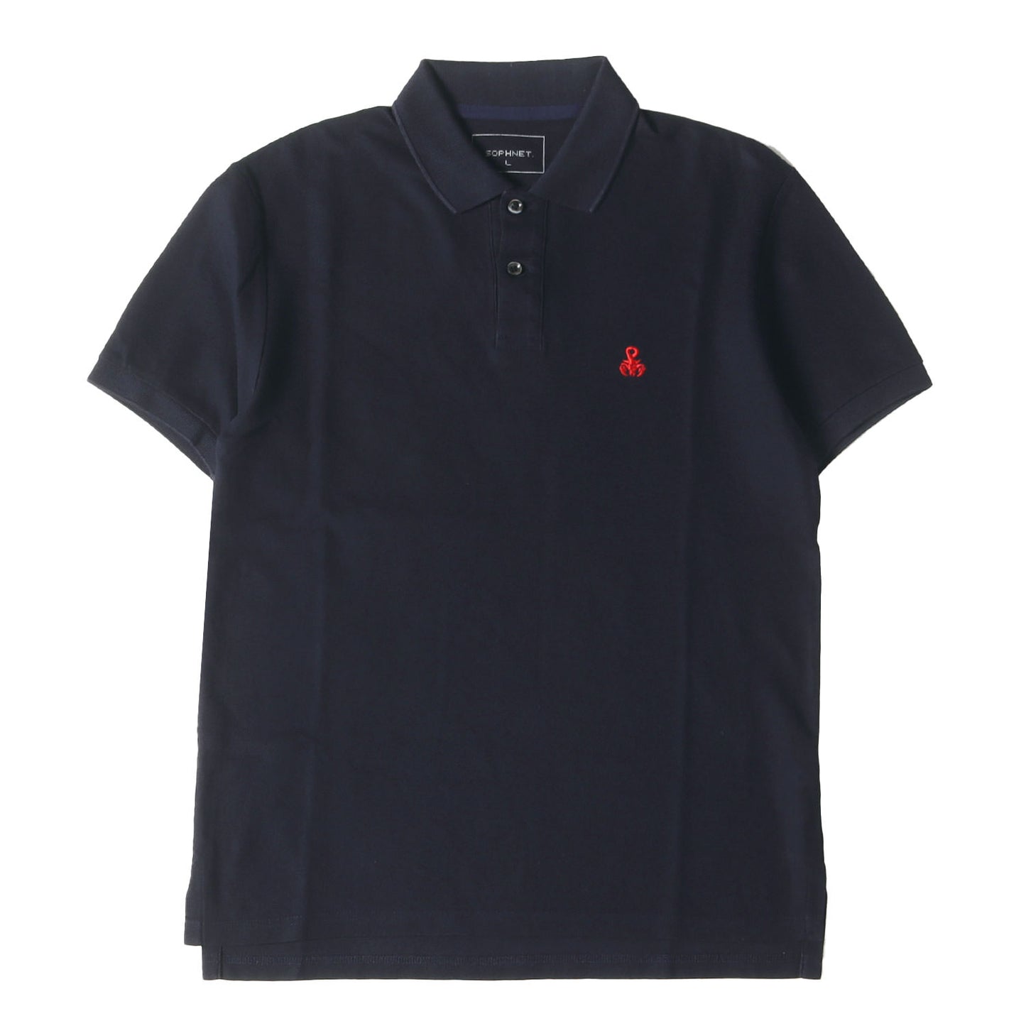 スコーピオン刺繍 鹿の子ポロシャツ(SCORPION POLO SHIRT)