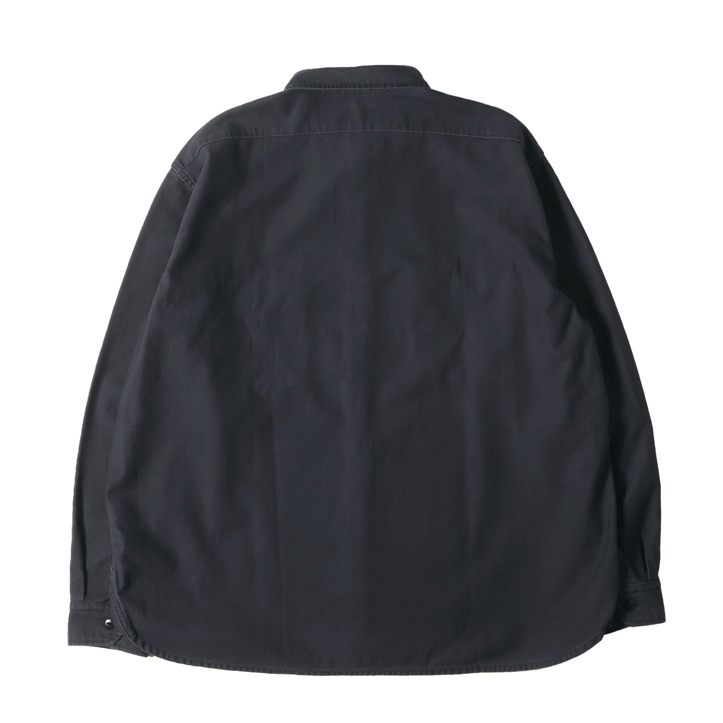 23AW バックサテン ミリタリーシャツ(L/S MILITARY SHIRT)