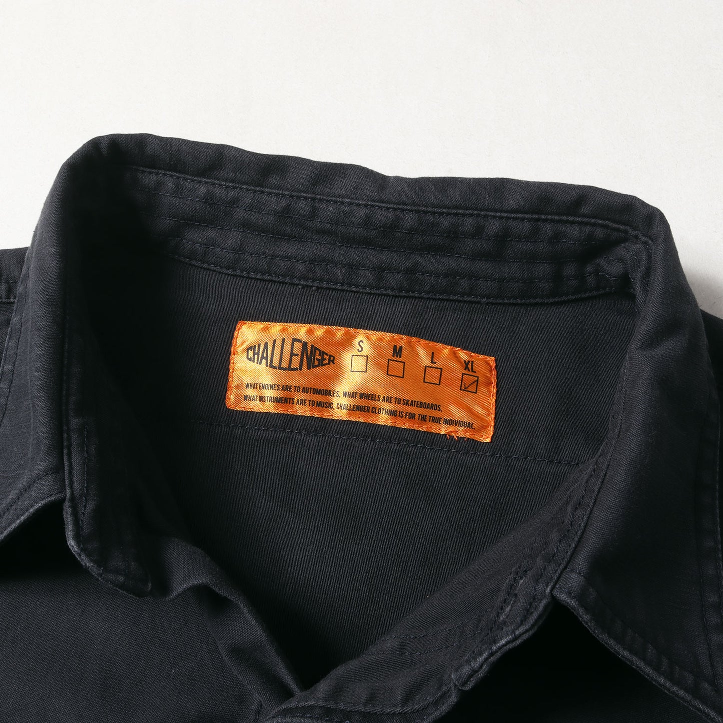 23AW バックサテン ミリタリーシャツ(L/S MILITARY SHIRT)