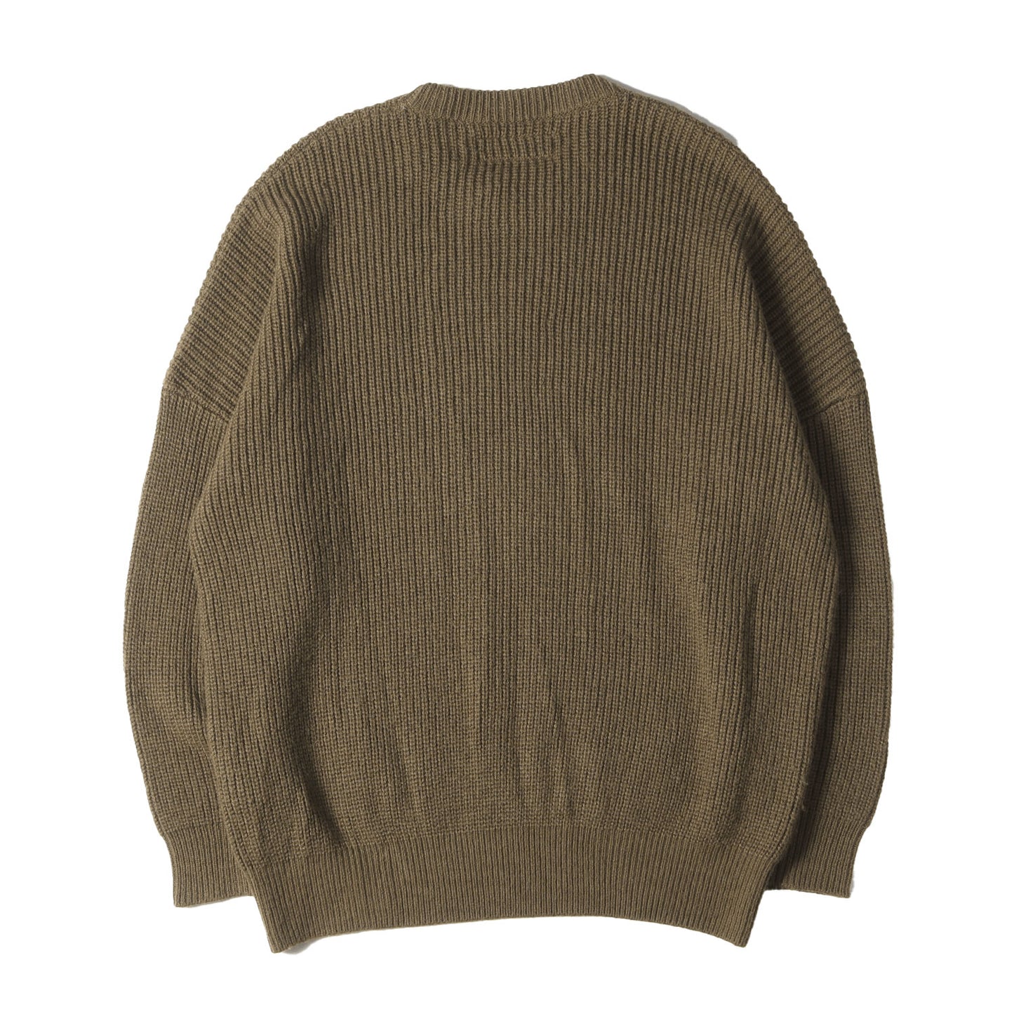 21AW オーバーサイズ クルーネック ニット セーター(FLAT / AW-KNIT. LS)