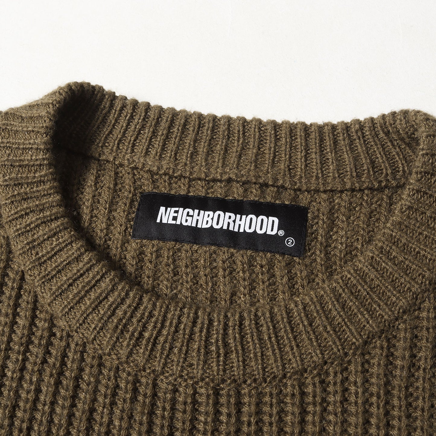 21AW オーバーサイズ クルーネック ニット セーター(FLAT / AW-KNIT. LS)