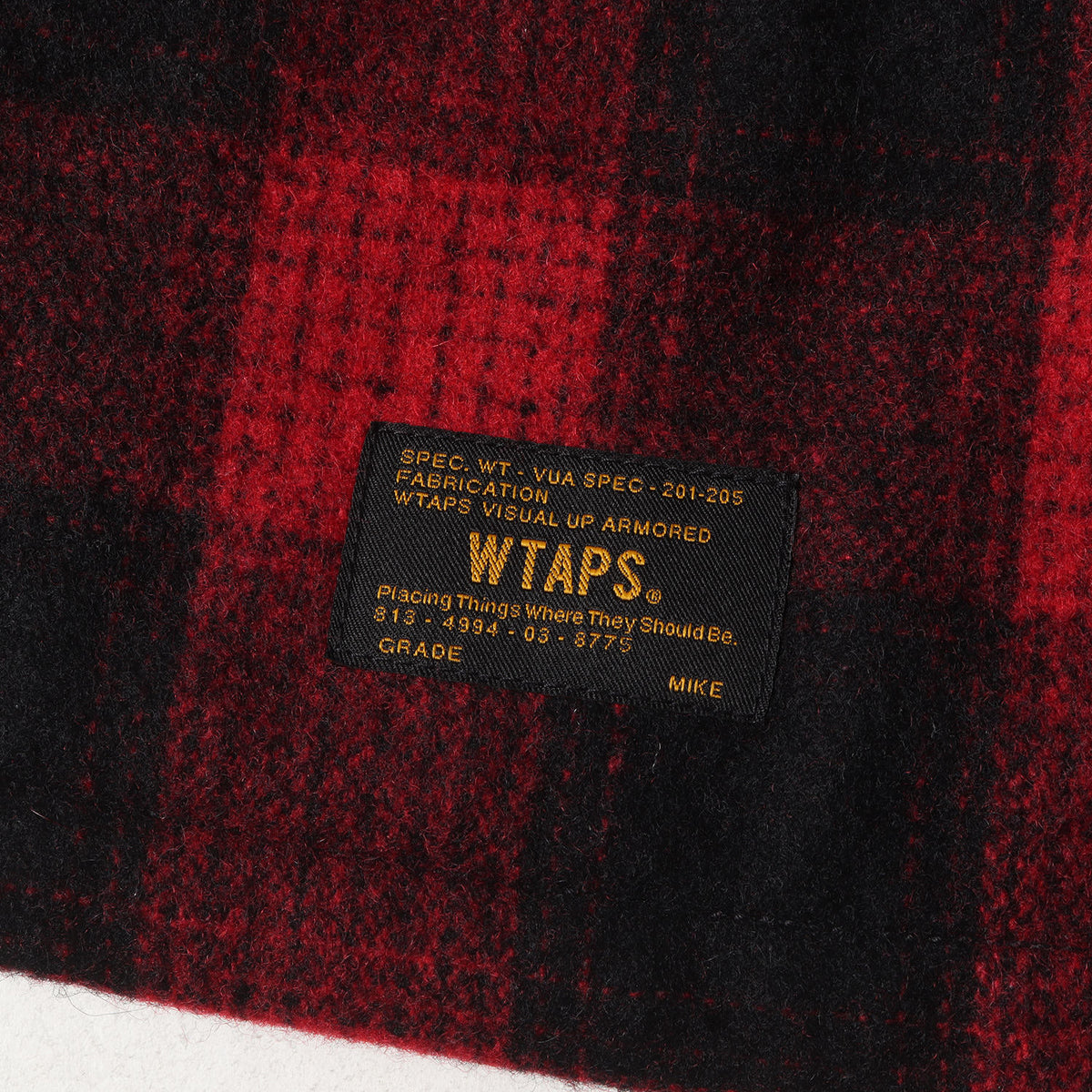 WTAPS (ダブルタップス) オンブレチェック ウール CPO ジャケット(CPO 
