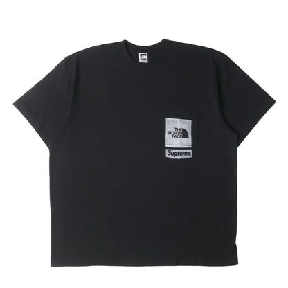 23SS ×THE NORTH FACE ロゴプリント ポケット Tシャツ(Printed Pocket Tee)