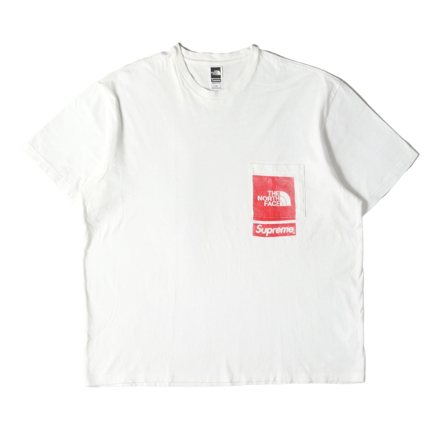 23SS ×THE NORTH FACE ロゴプリント ポケット Tシャツ(Printed Pocket Tee)