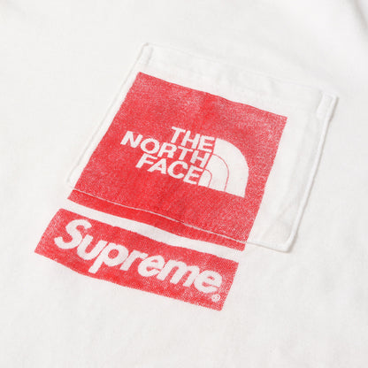 23SS ×THE NORTH FACE ロゴプリント ポケット Tシャツ(Printed Pocket Tee)