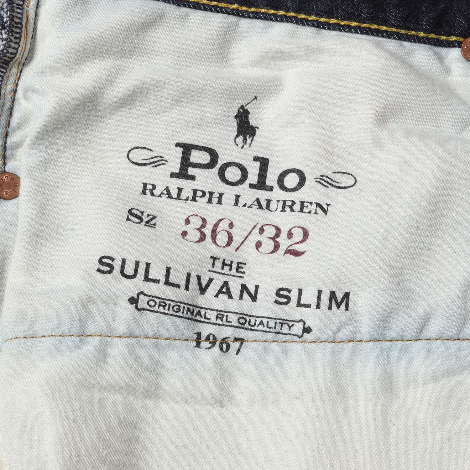 POLO Ralph Lauren (ポロ ラルフローレン) リンスウォッシュ ストレッチ デニムパンツ(SULLIVAN SLIM) -  ブランド古着の通販・買取 | BEEGLE by Boo-Bee