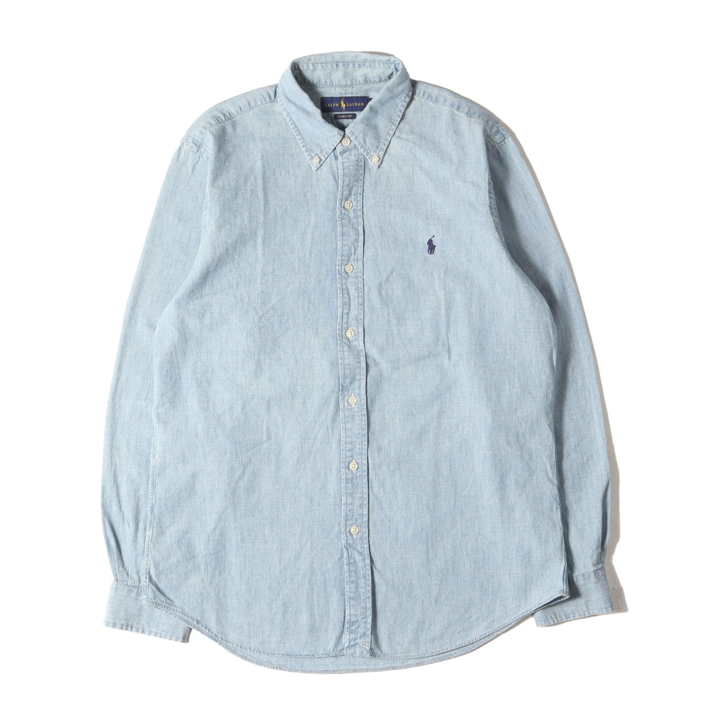 シャンブレー ボタンダウンシャツ(CLASSIC FIT)