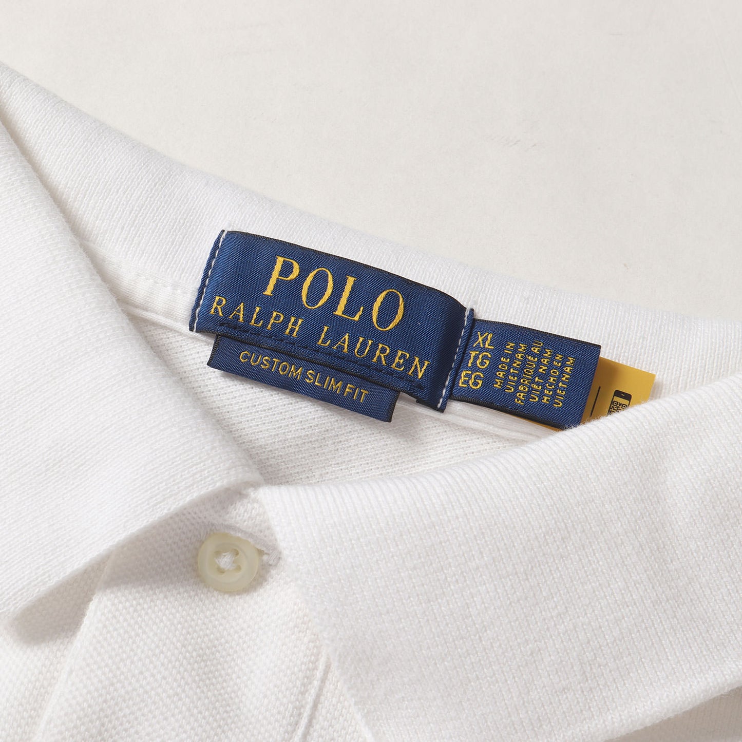 [現行タグ] 24SS ワンポイント刺繍 鹿の子 ポロシャツ(CUSTOM SLIM FIT)