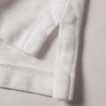 [現行タグ] 24SS ワンポイント刺繍 鹿の子 ポロシャツ(CUSTOM SLIM FIT)