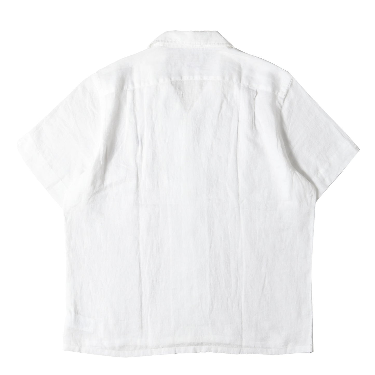 [現行タグ] オープンカラー リネン 半袖シャツ(CLASSIC FIT)