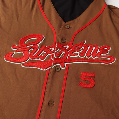 22SS ベースボールシャツ レイヤード スウェット パーカー(Baseball Jersey Hooded Sweatshirt)