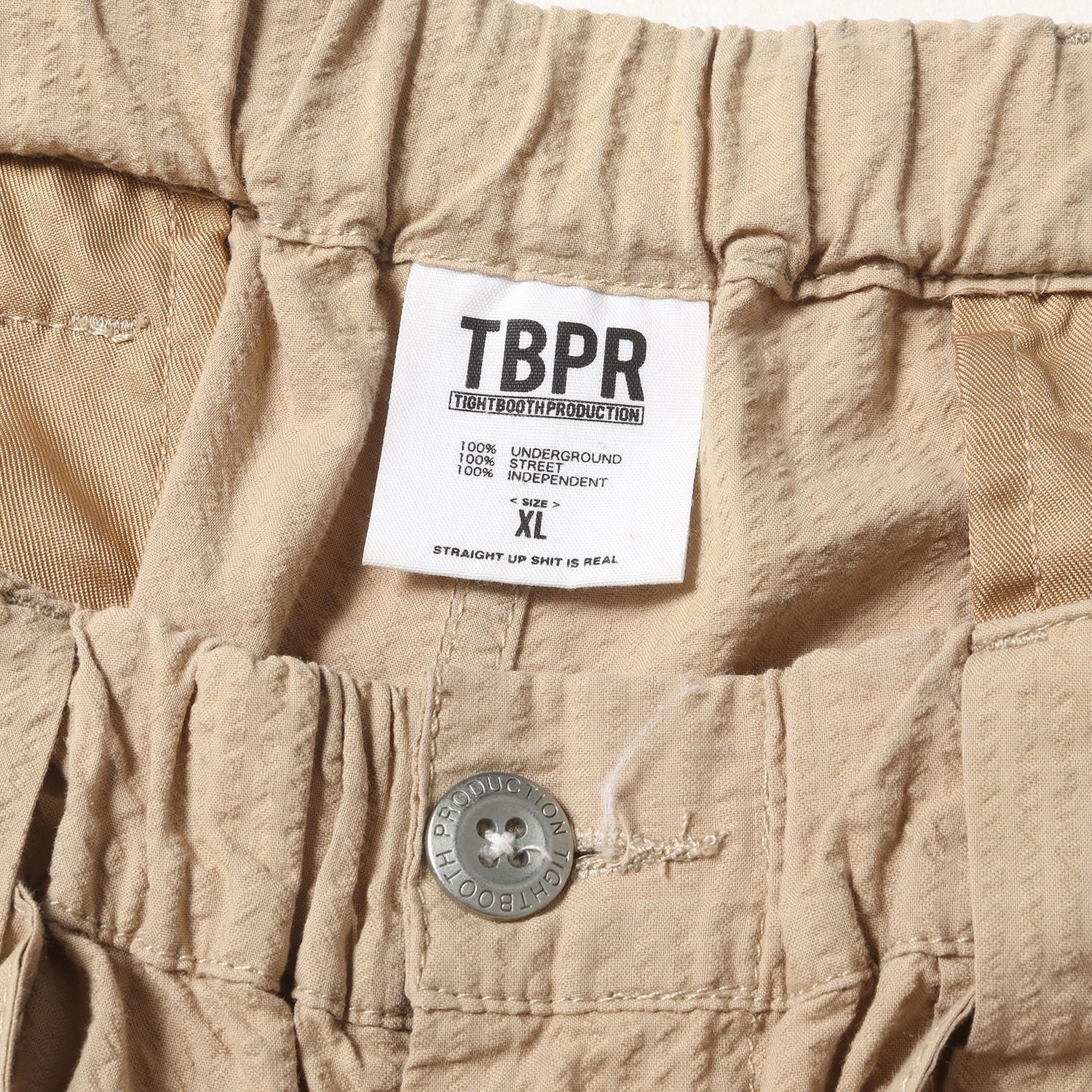 TIGHTBOOTH PRODUCTION (タイトブースプロダクション) 20SS シアサッカー バギー イージーパンツ /  スラックス(SUCKER BAGGY SLACKS) – ブランド古着の通販・買取 | BEEGLE by Boo-Bee