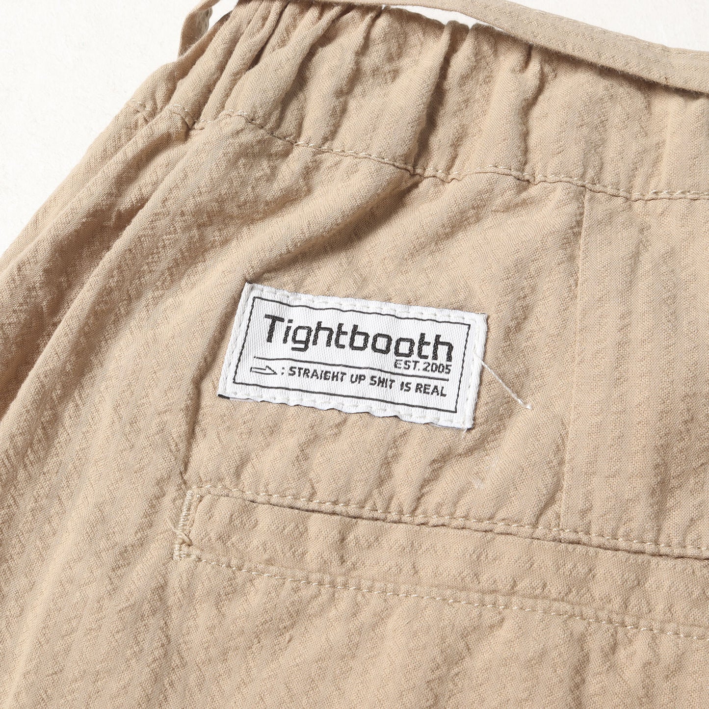 20SS シアサッカー バギー イージーパンツ / スラックス(SUCKER BAGGY SLACKS)