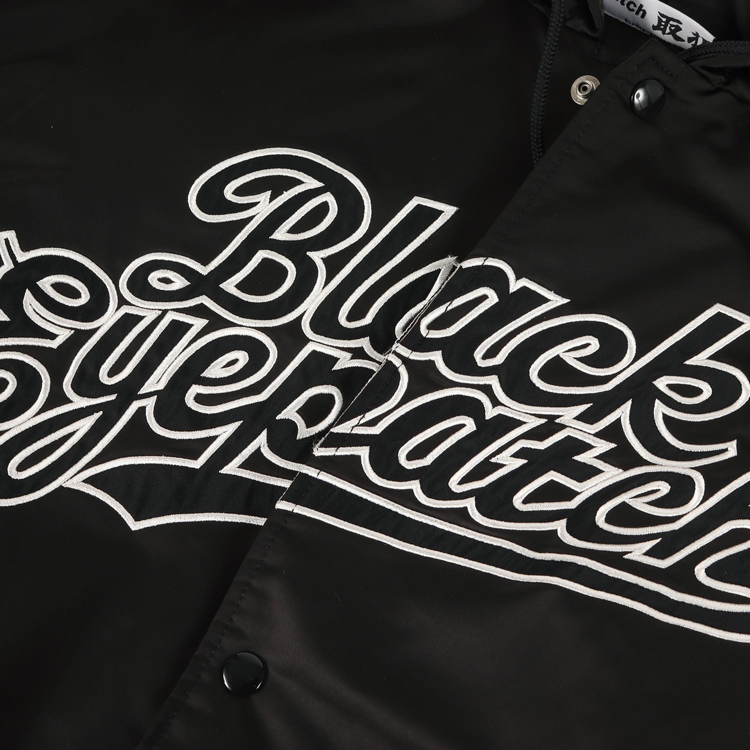 22SS フード付き サテン スタジャン(NYLON HOODED STADIUM JACKET