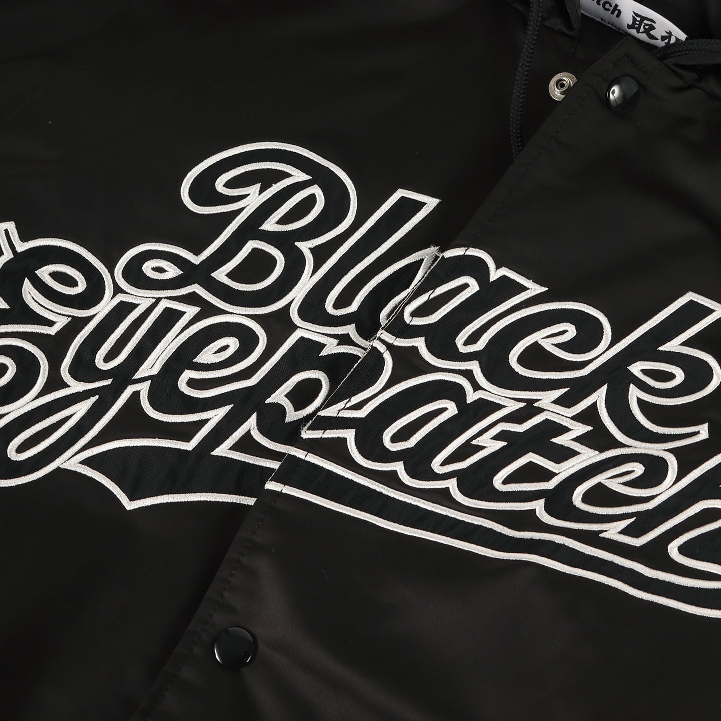 22SS フード付き サテン スタジャン(NYLON HOODED STADIUM JACKET)