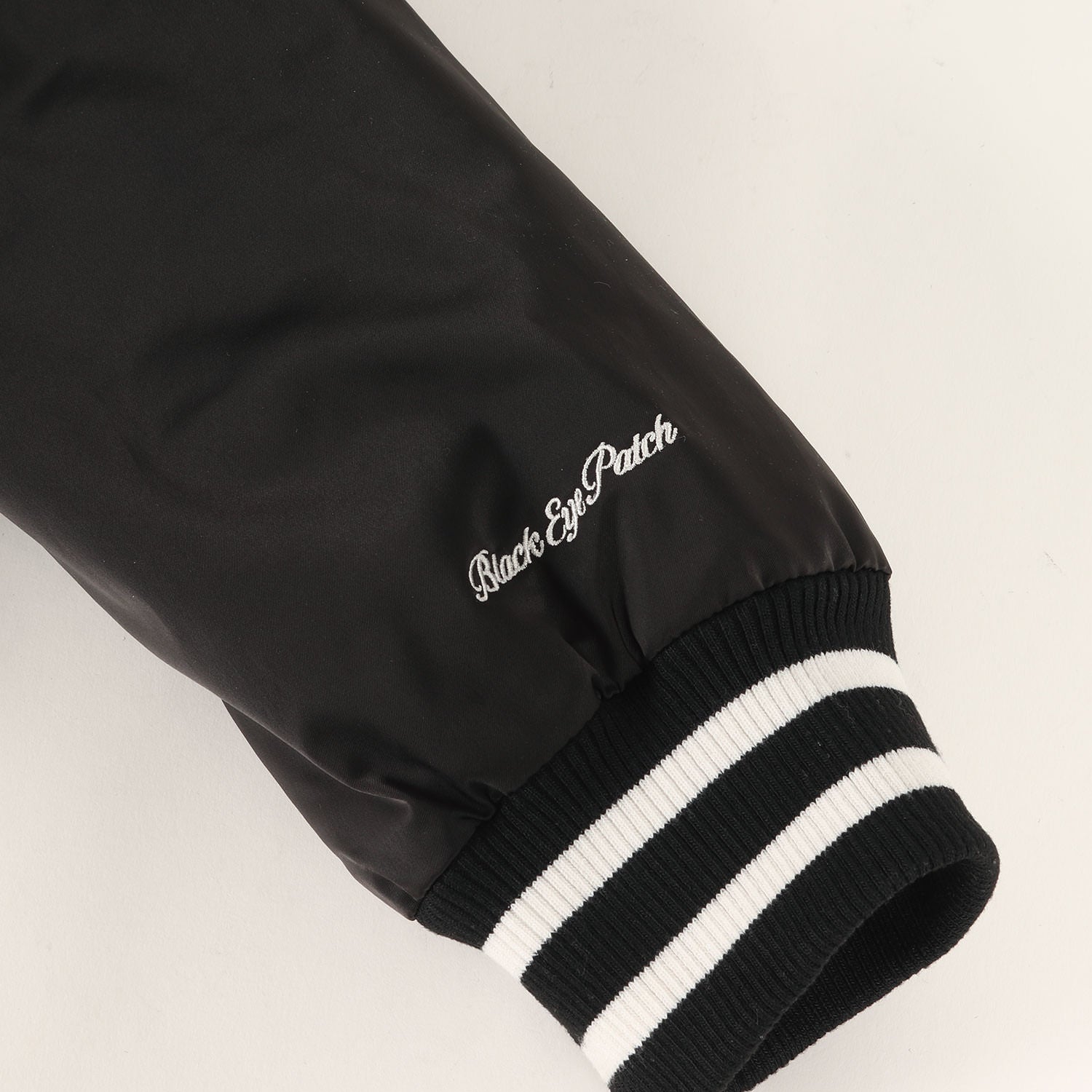 22SS フード付き サテン スタジャン(NYLON HOODED STADIUM JACKET