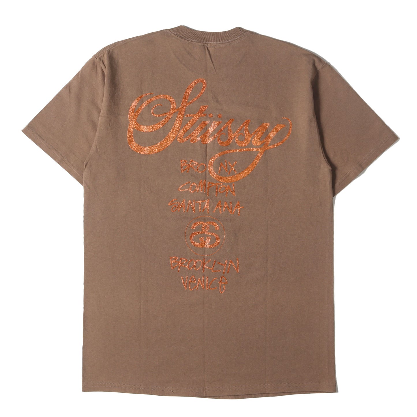 00s 25周年記念 ラメプリント ワールドツアーロゴ Tシャツ(デッドストック)