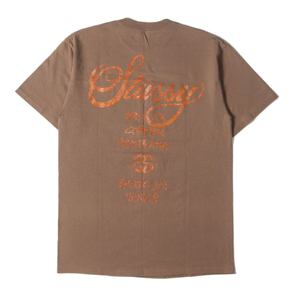 00s 25周年記念 ラメプリント ワールドツアーロゴ Tシャツ(デッドストック)