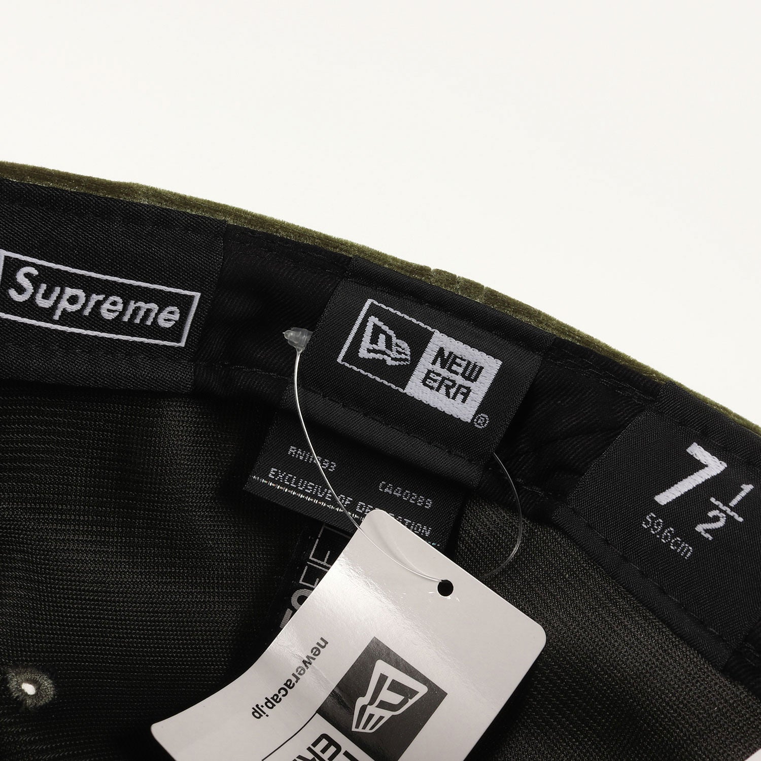 22AW ×NEW ERA ベロア BOXロゴ ベースボールキャップ(Velour Box Logo