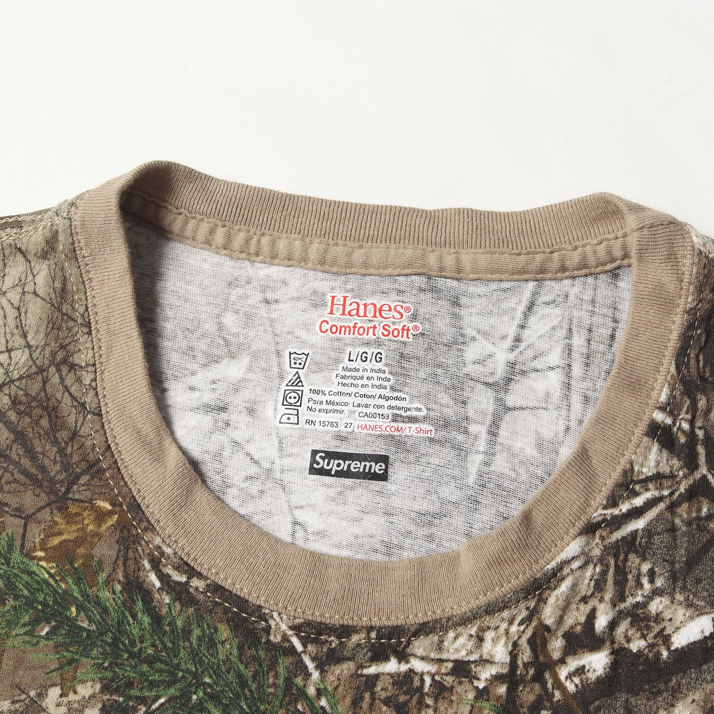 ×Hanes リアルツリーカモ Tシャツ(Realtree Tagless Tees)