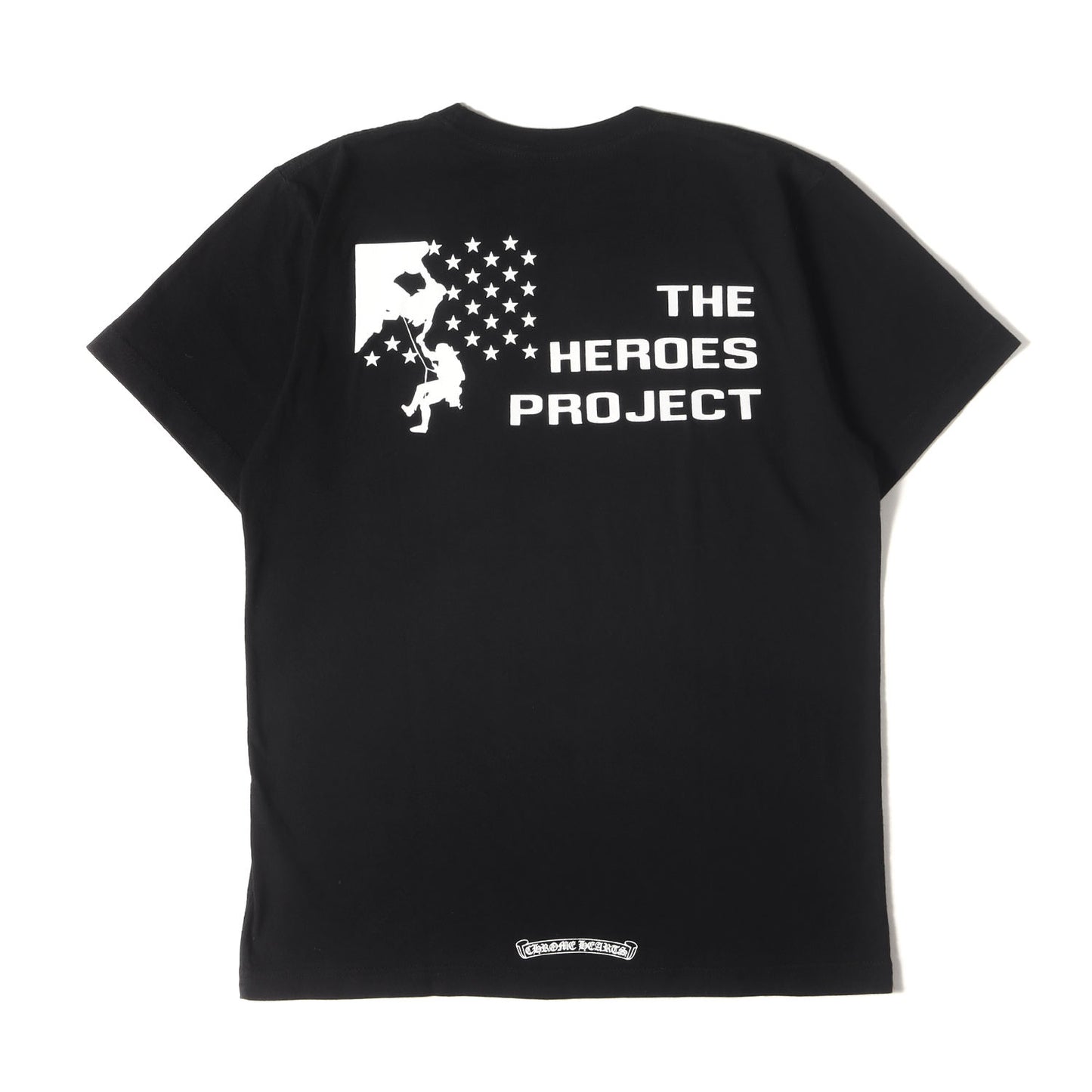 近年モデル THE HEROES PROJECT スクロールラベル ポケット Tシャツ