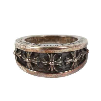 CHROME HEARTS (クロムハーツ) CHプラス ナロー Vバンド リング 