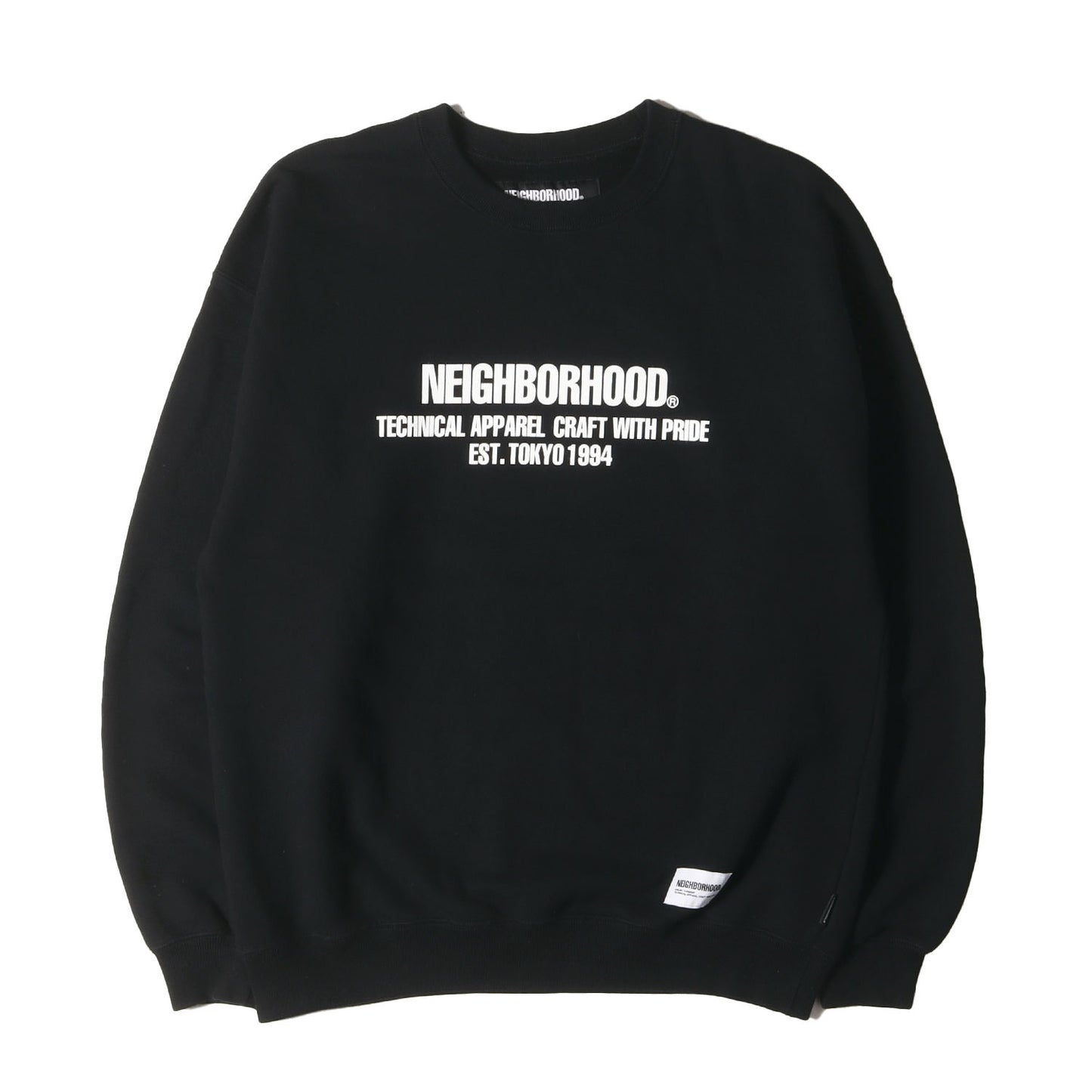 NEIGHBORHOOD (ネイバーフッド) 23AW ブランドロゴ クルーネック 