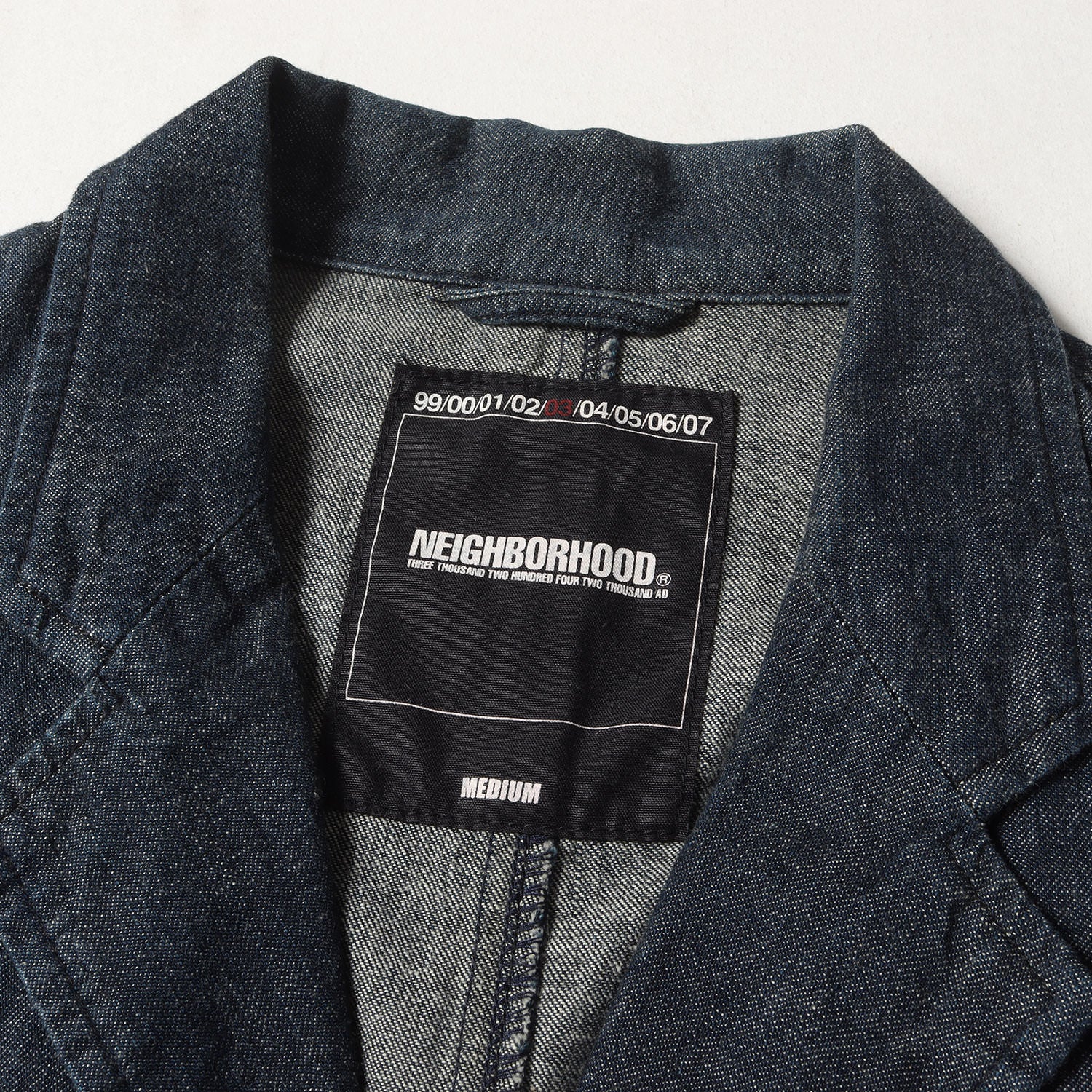 NEIGHBORHOOD (ネイバーフッド) 00s デニム ナンバーズ ジャケット 