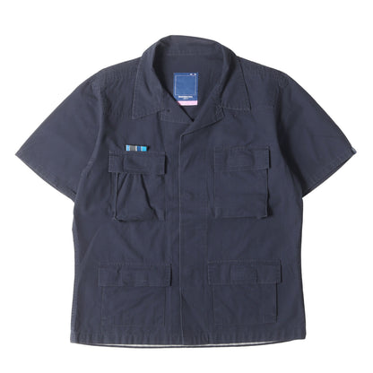 99s リップストップ ミリタリー 半袖シャツ