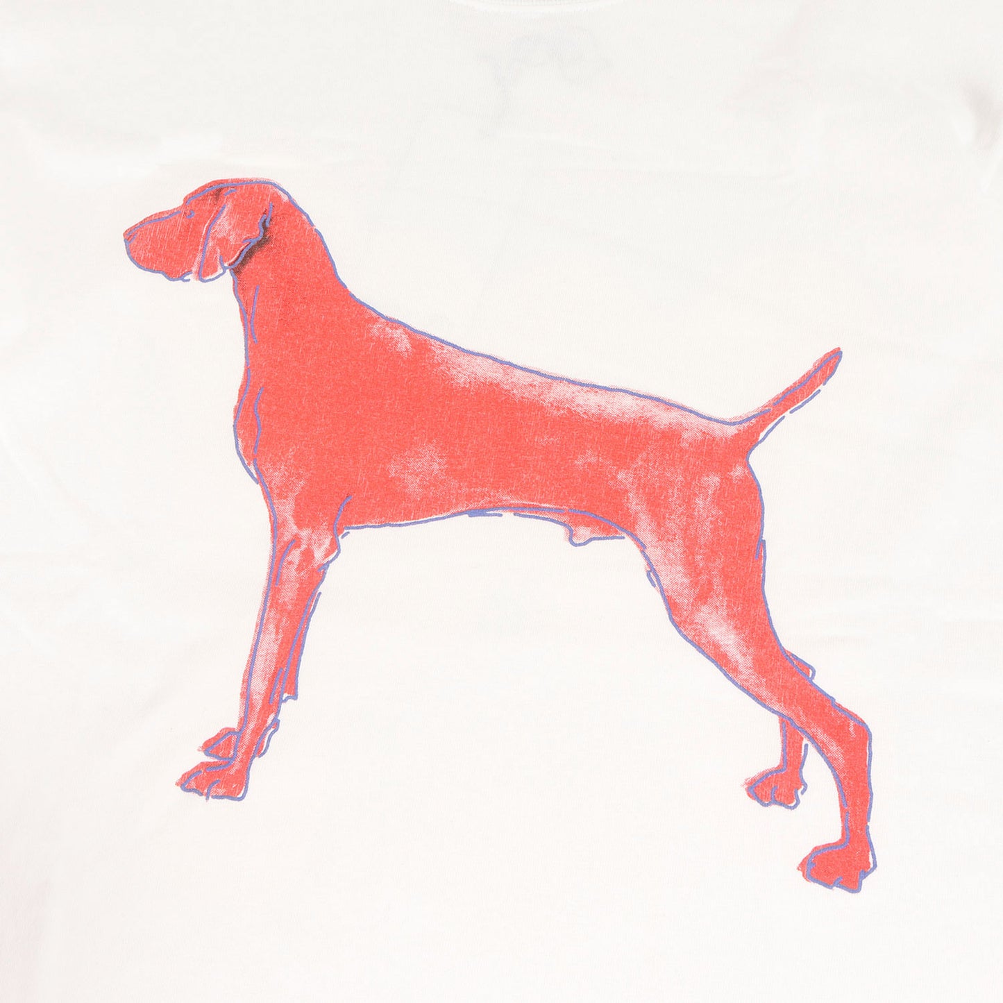 90s ドッグ イラスト Tシャツ(anvilボディ)